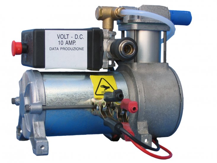 Compressore Monocilindrico 12V DC IP20 450 watt VENTILATO lavoro a