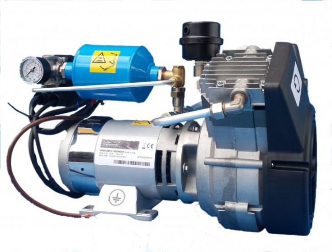 Compressore Bicilindrico 12 DC IP20 600W lavoro Servizio S1