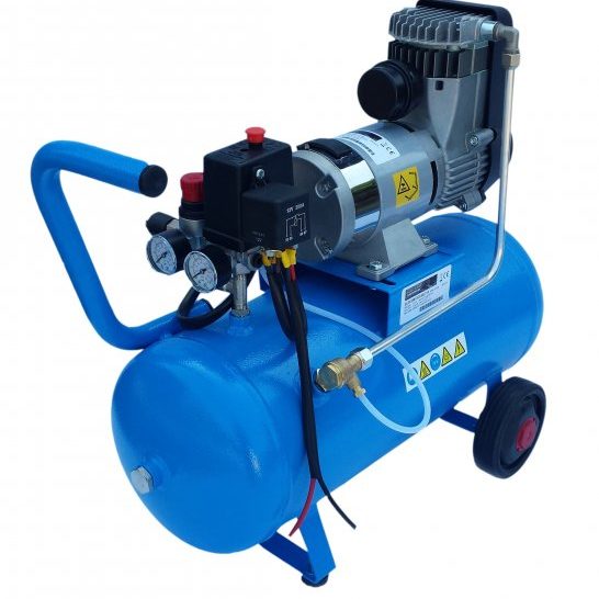 Compressore Monocilindrico 12V DC 600 watt VENTILATO lavoro S1 con serbatoio 15-24 lt